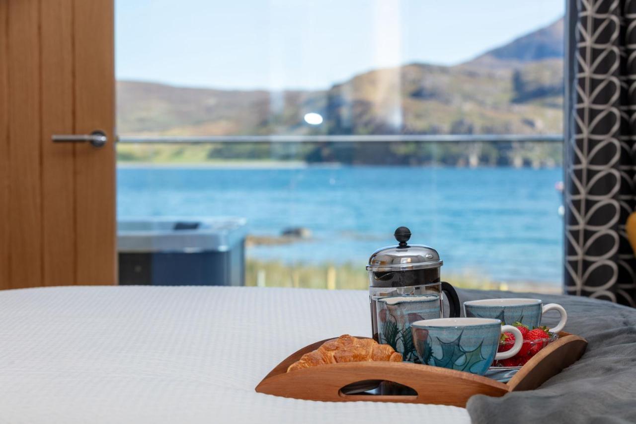 Birches Lodge With Hot Tub Dundonnell 外观 照片