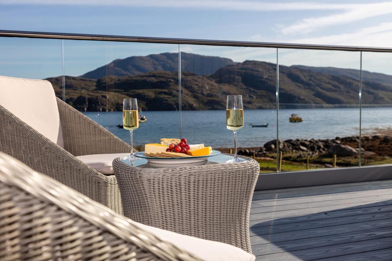 Birches Lodge With Hot Tub Dundonnell 外观 照片