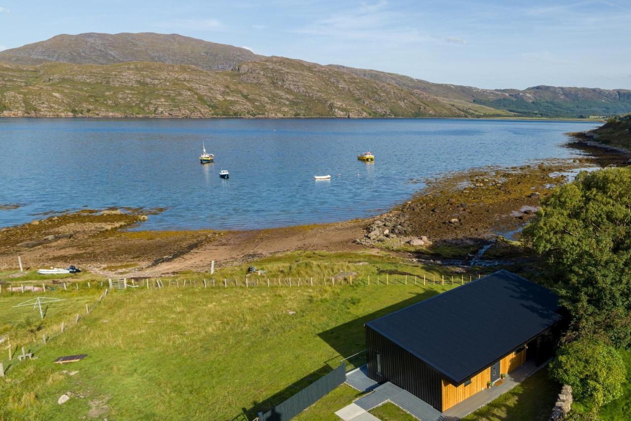 Birches Lodge With Hot Tub Dundonnell 外观 照片