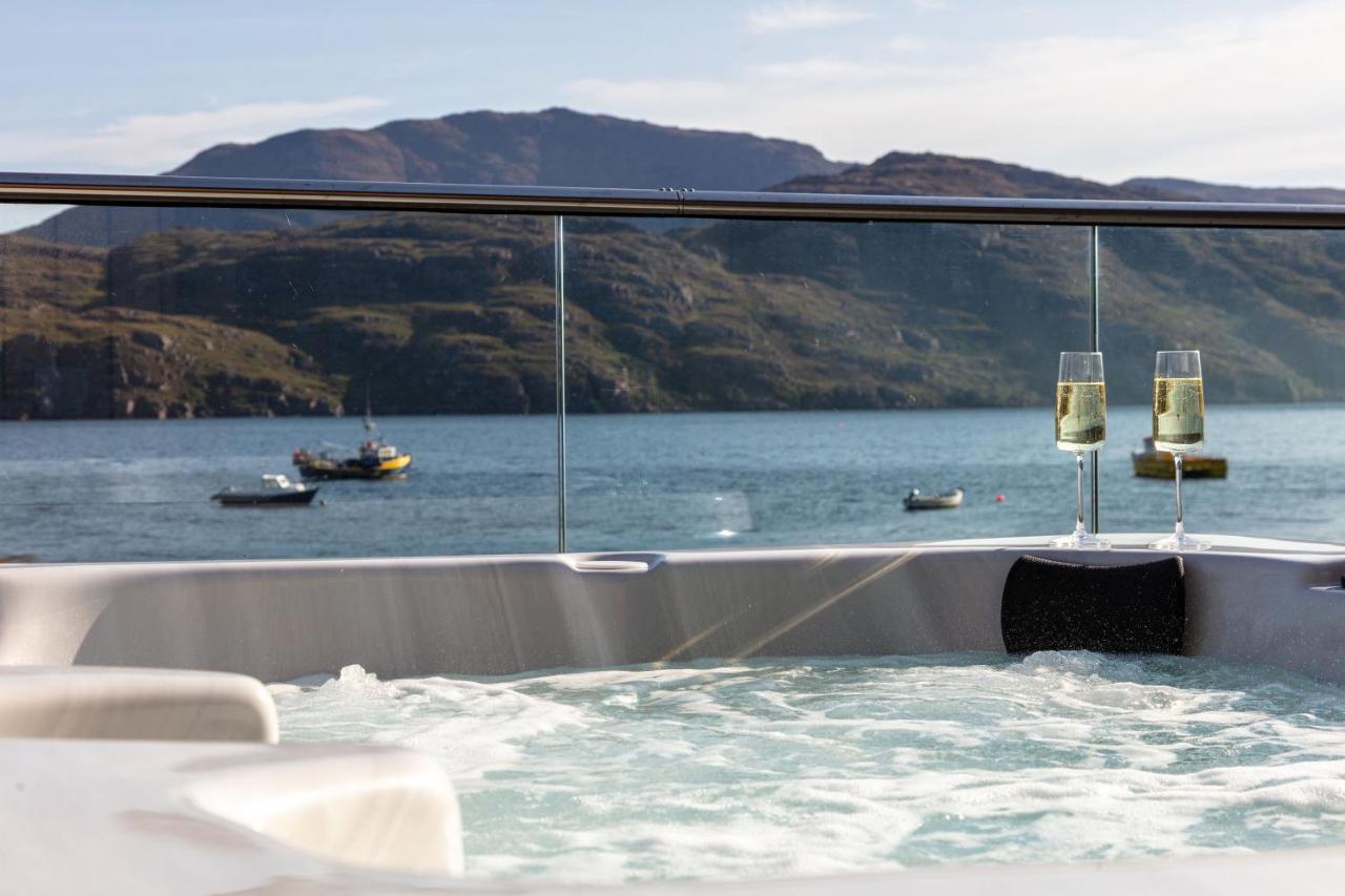 Birches Lodge With Hot Tub Dundonnell 外观 照片