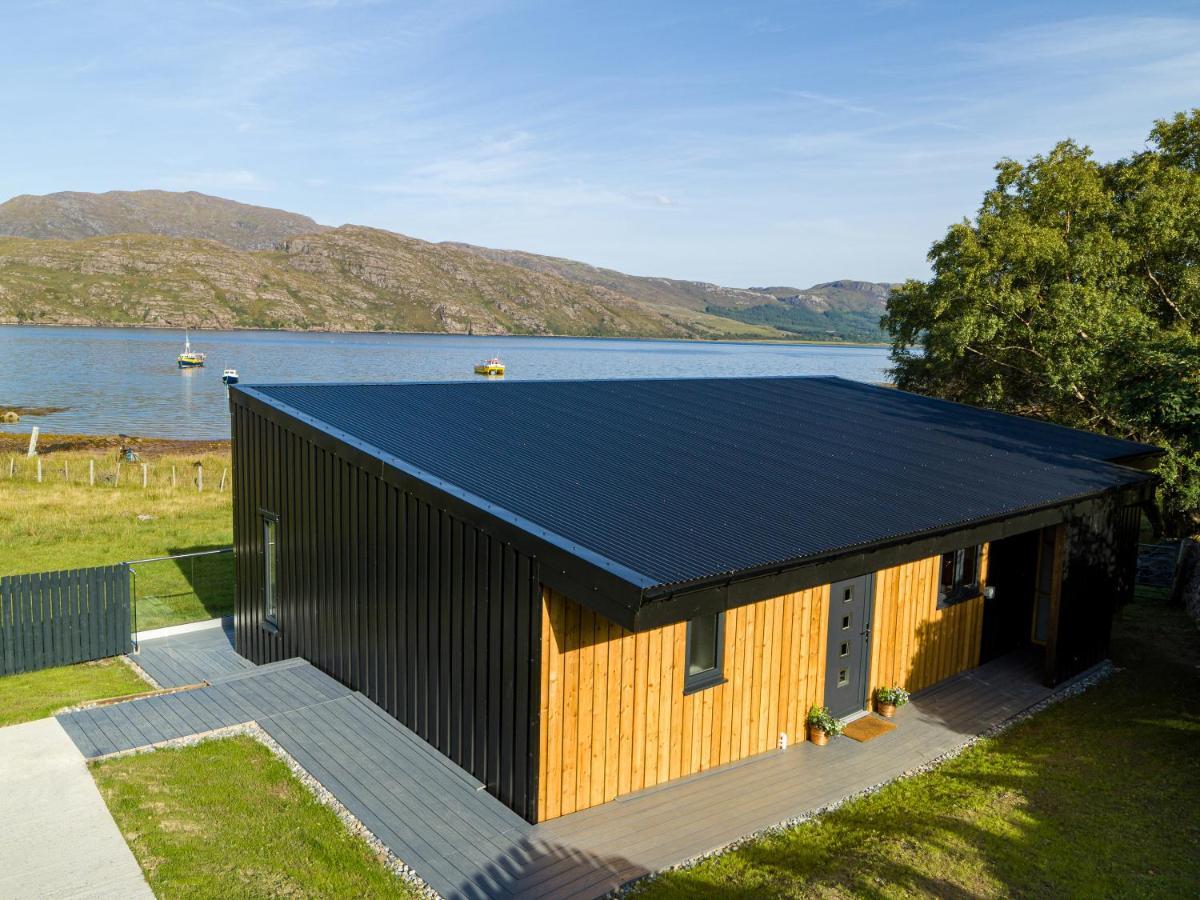 Birches Lodge With Hot Tub Dundonnell 外观 照片
